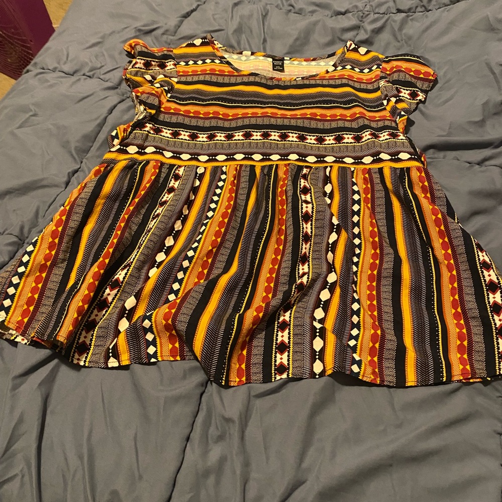 Colorful‎ Striped Women's Blouse